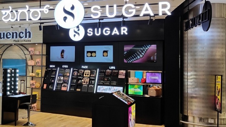 Indian consumers' preference for shopping in physical stores for beauty products remains strong. ©SUGAR Cosmetics